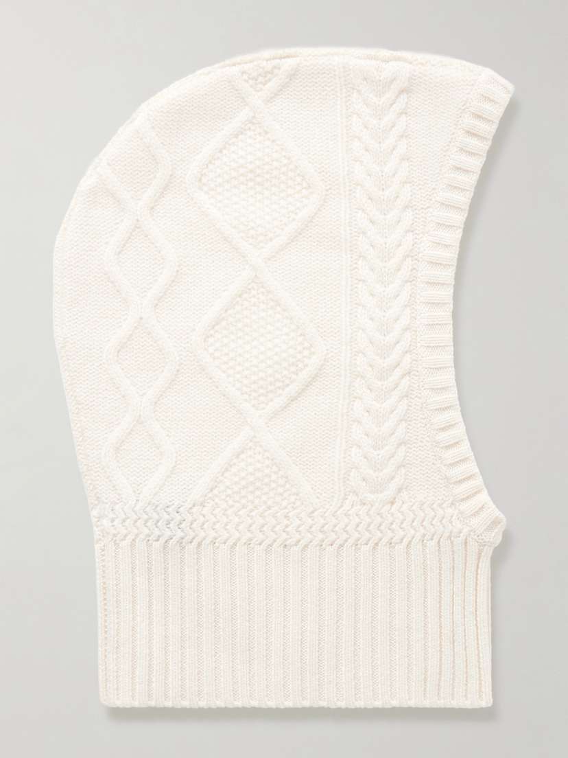 Arch4 Cable-knit Cashmere Balaclava