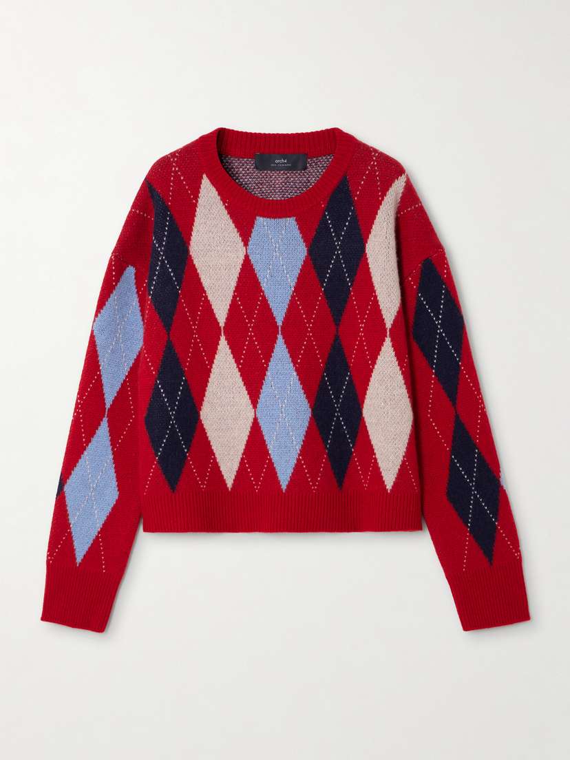 Arch4 Chapman Argyle Cashmere Sweater
