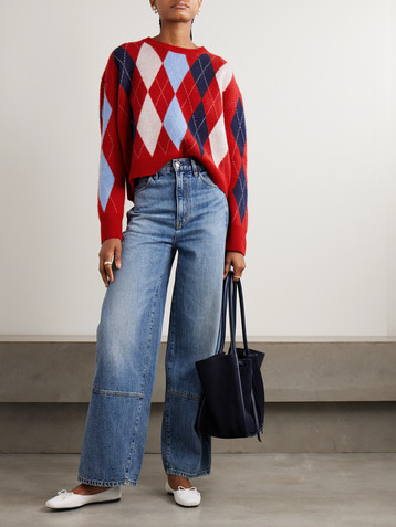 arch4 Chapman argyle cashmere sweater