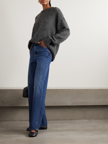 arch4 Oversized cashmere and silk-blend sweater