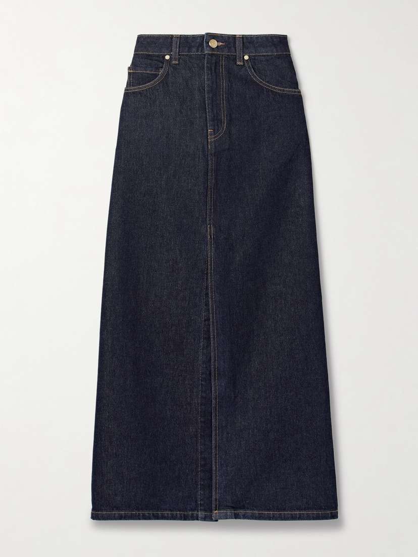 Ulla Johnson The Anais Denim Maxi Skirt