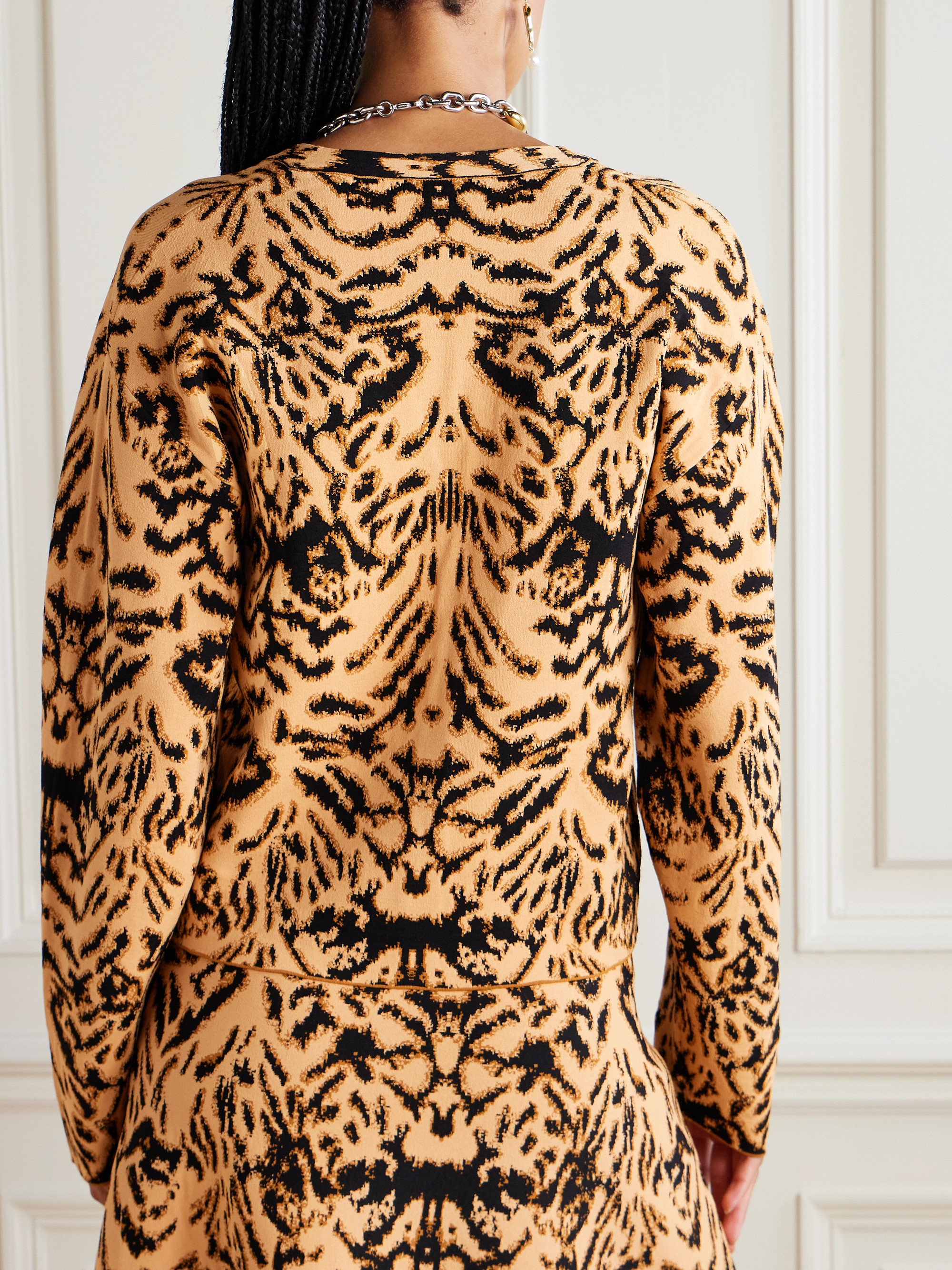 Ulla Johnson Payton jacquard-knit cardigan thumbnail