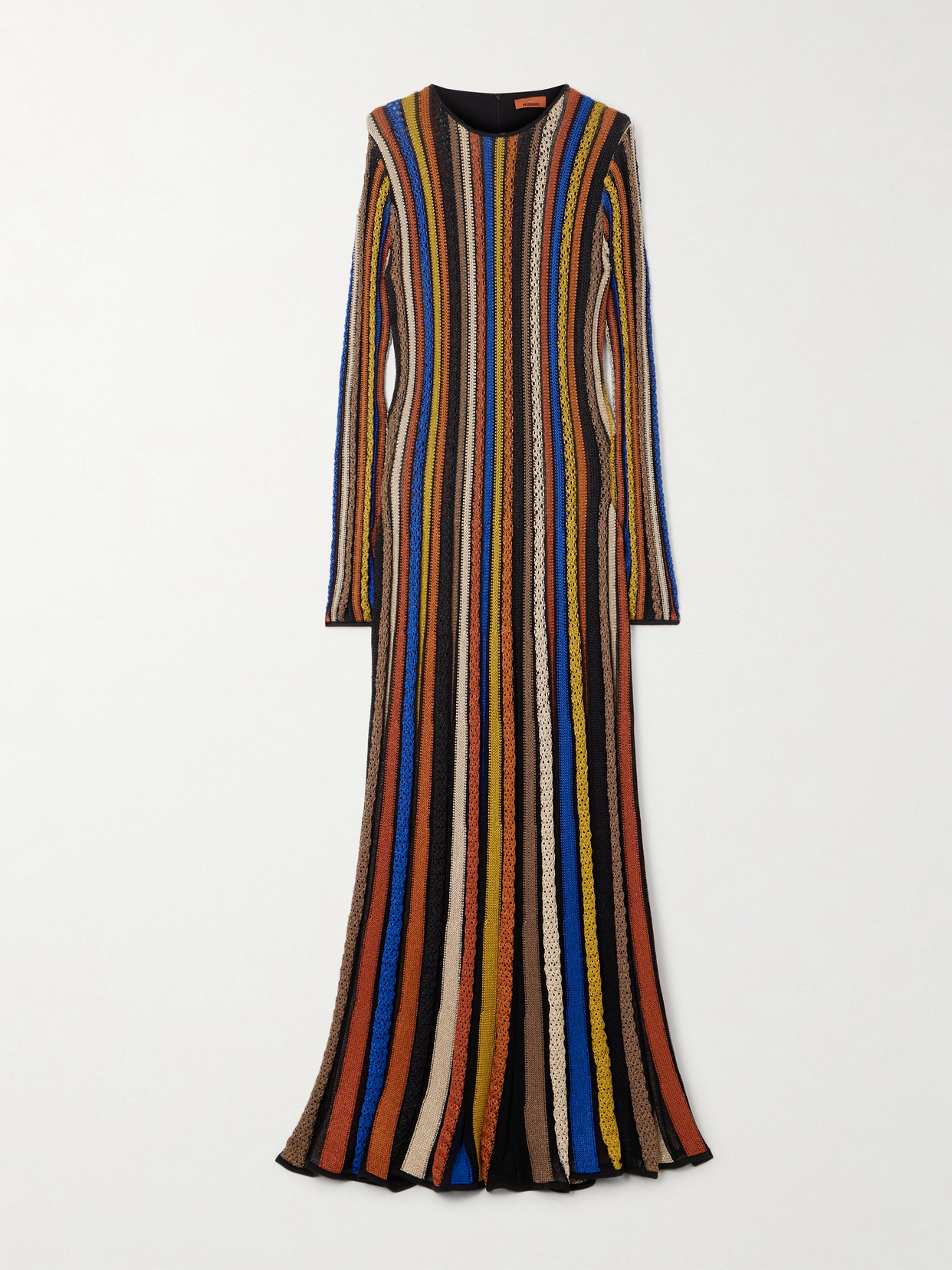 Ulla Johnson Albie Striped Knitted Maxi Dress In Multi