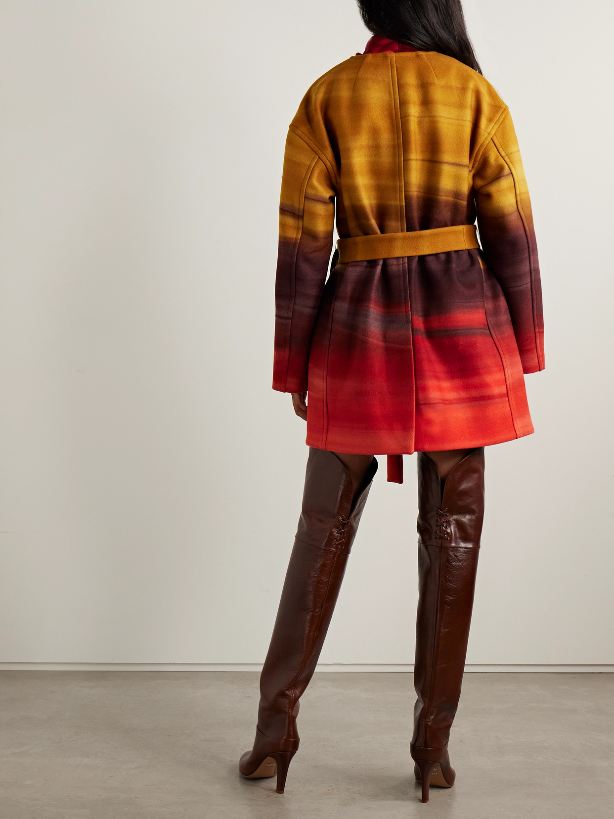 Ulla Johnson Ambrose Wool Meton Coat Agate In Multi