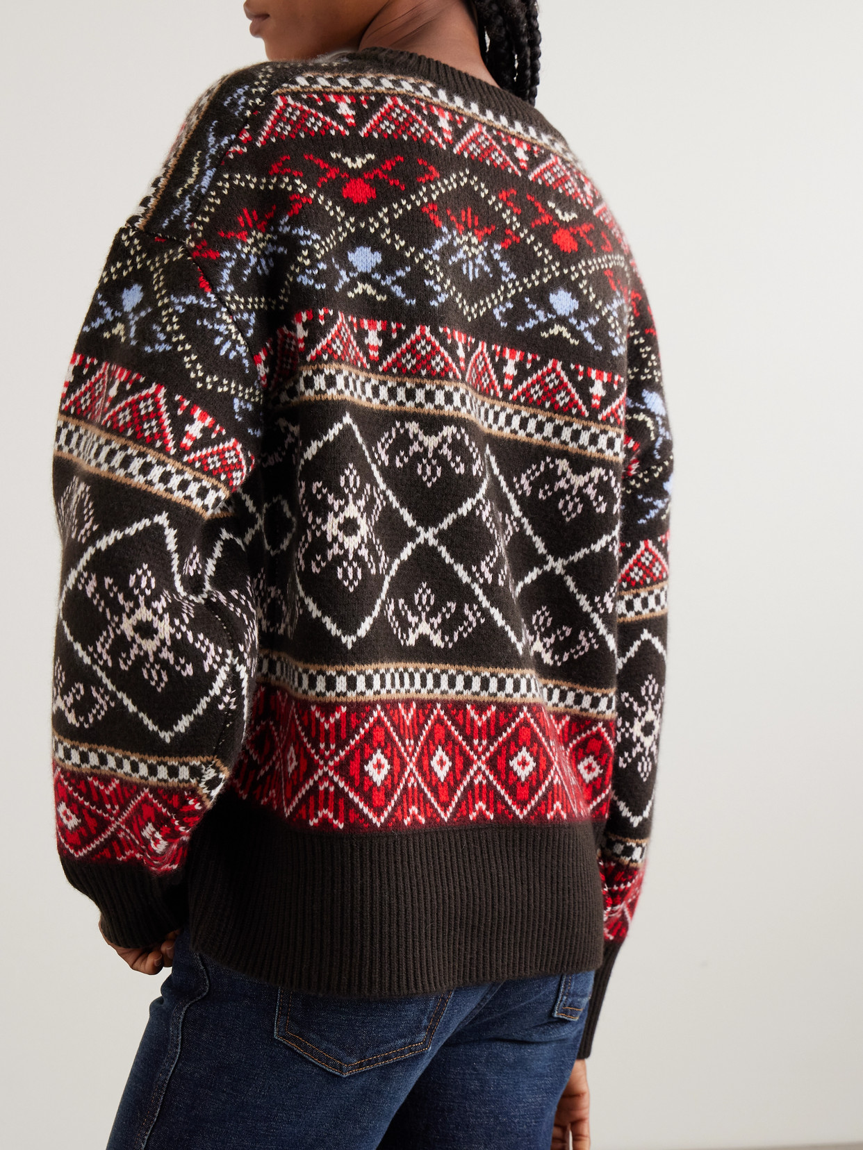 Arch4 Snowmass Fair Isle Cashmere Sweater In Multi