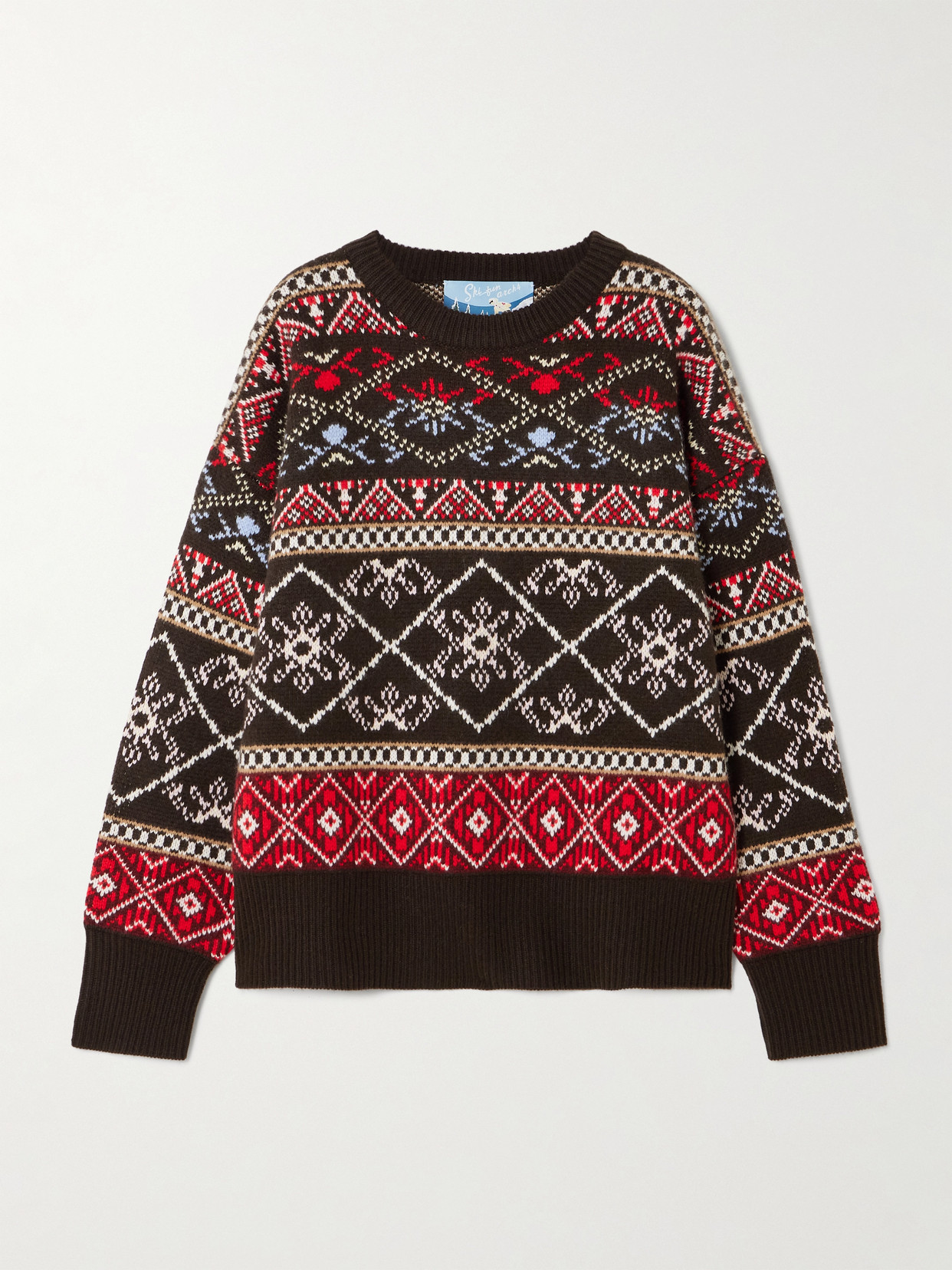 Arch4 Snowmass Fair Isle Cashmere Sweater In Multi