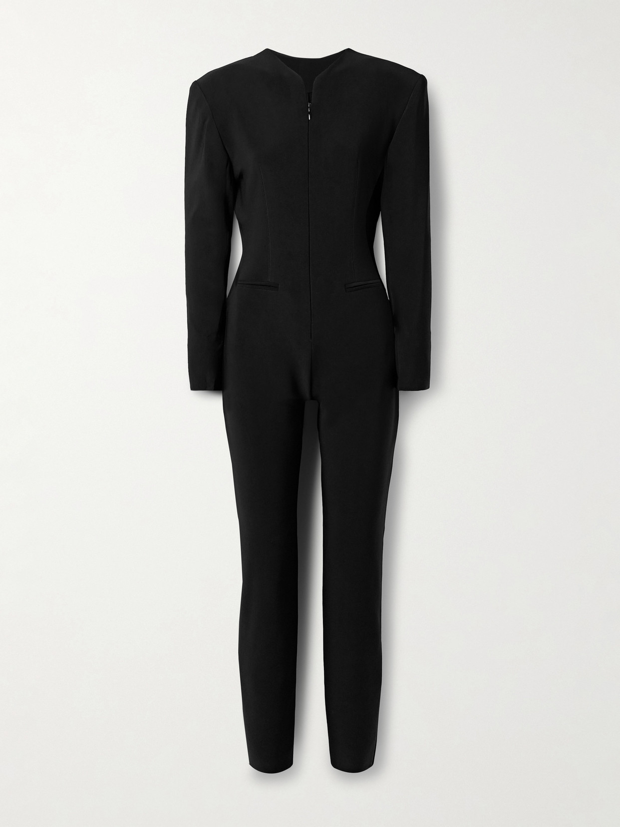 Norma Kamali Stretch-jersey Jumpsuit In Black