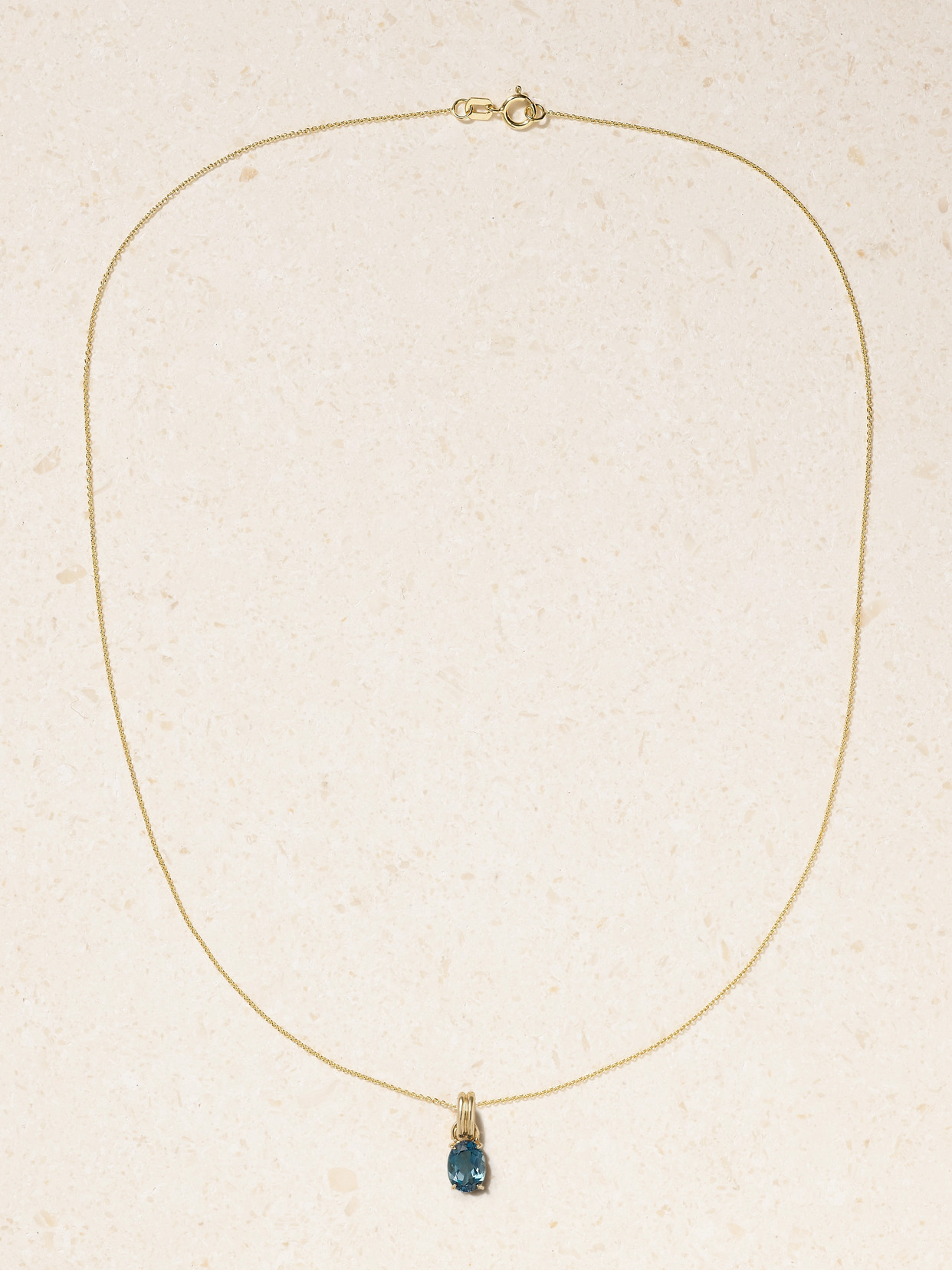 Stone And Strand Beekman 14-karat Gold Topaz Necklace In Gold