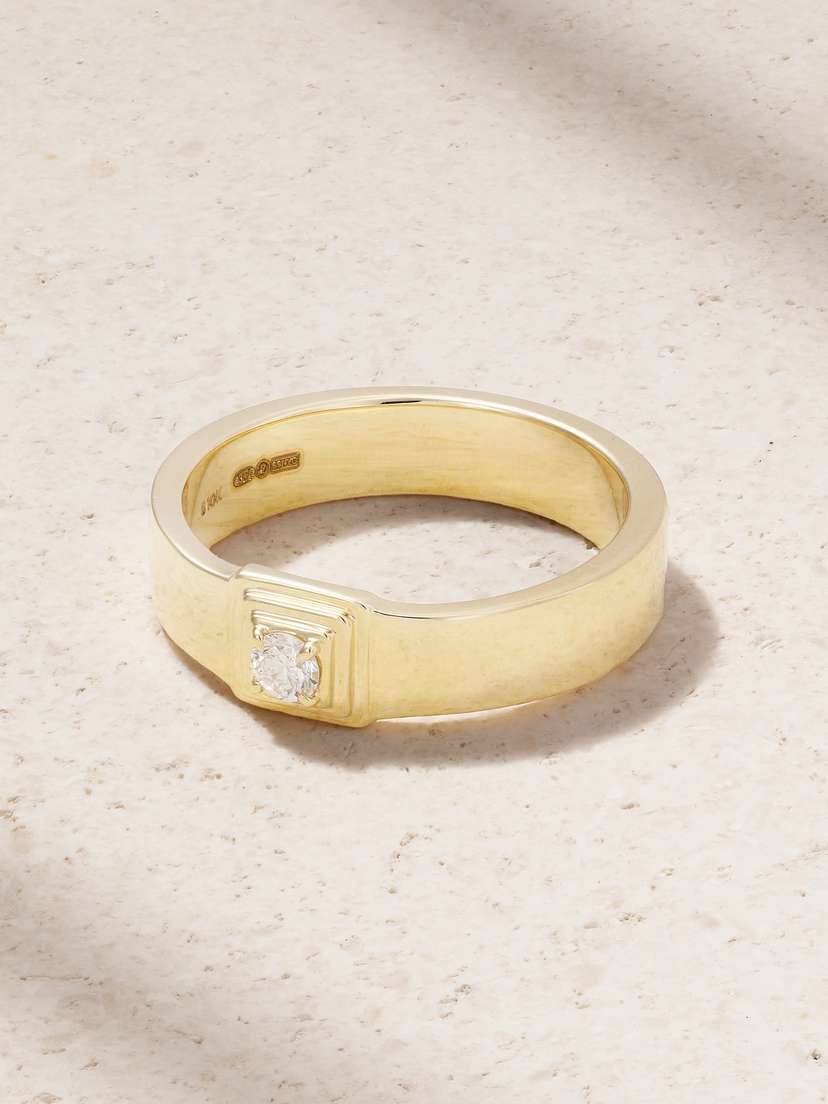 STONE AND STRAND Beekman 10-karat Gold Diamond Ring