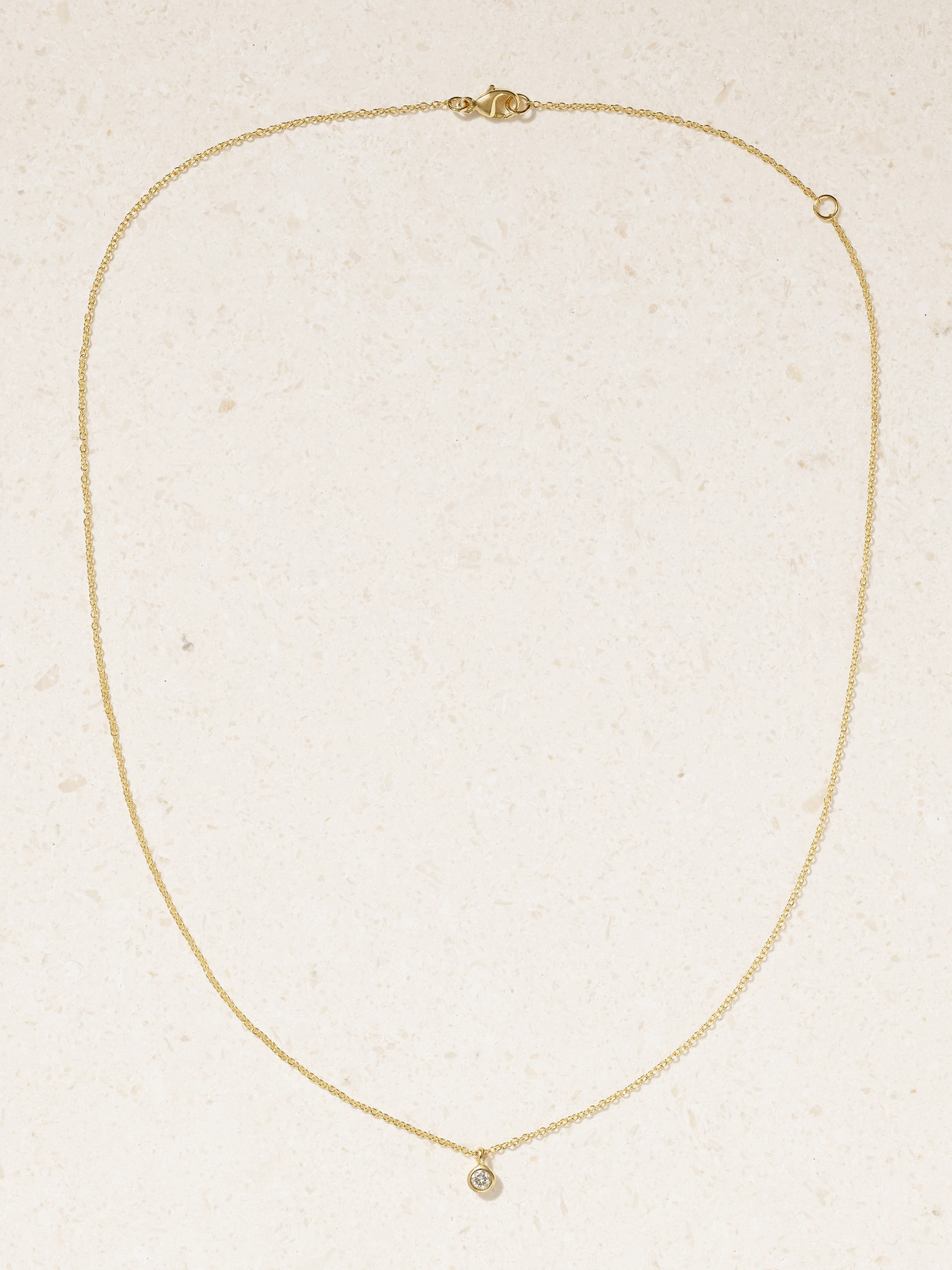 Stone And Strand Essential 14-karat Gold Diamond Necklace In Gold