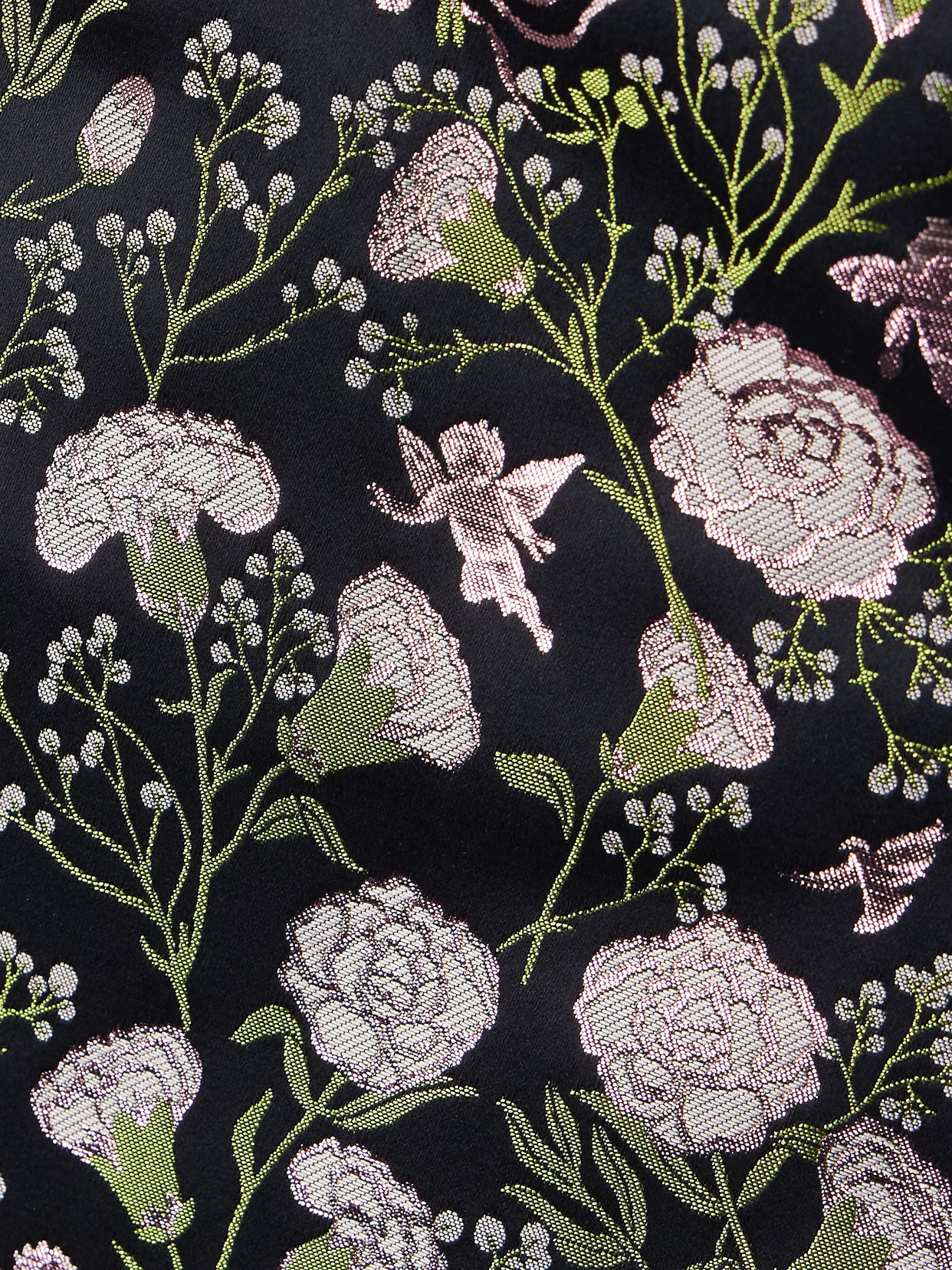 Wiederhoeft Brocade Mini Skirt In Black