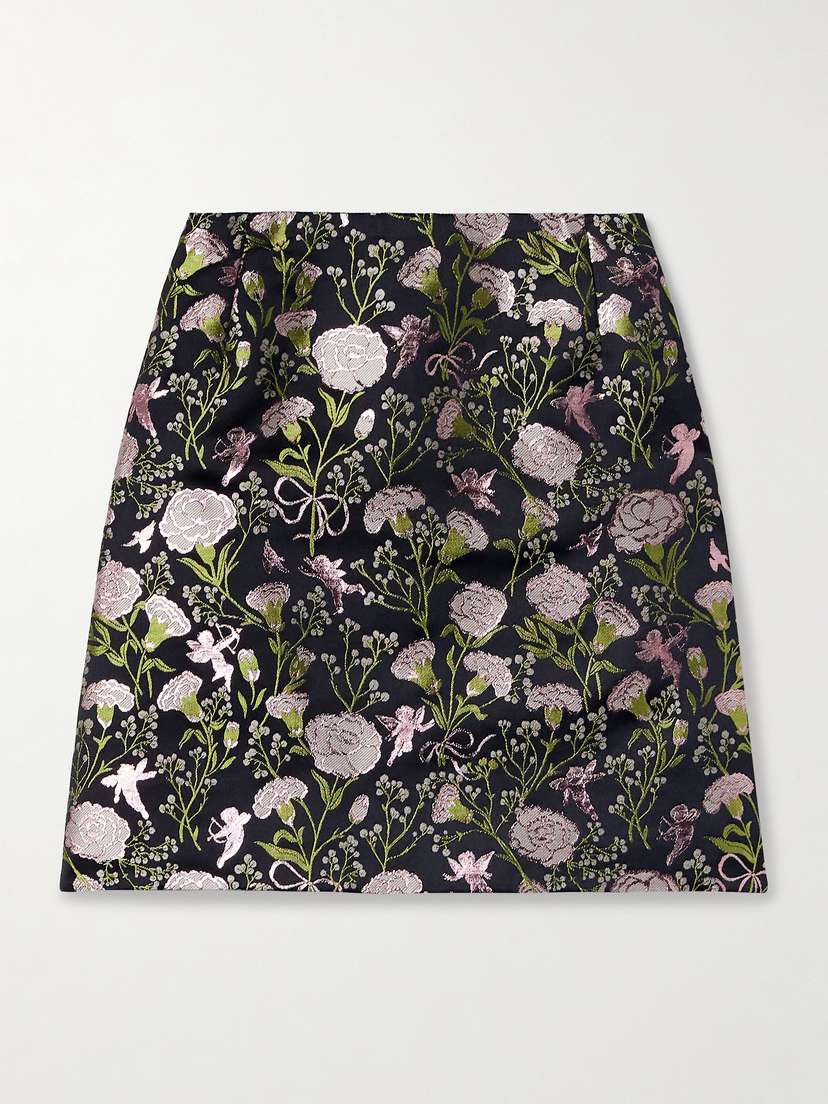 Wiederhoeft Brocade Mini Skirt