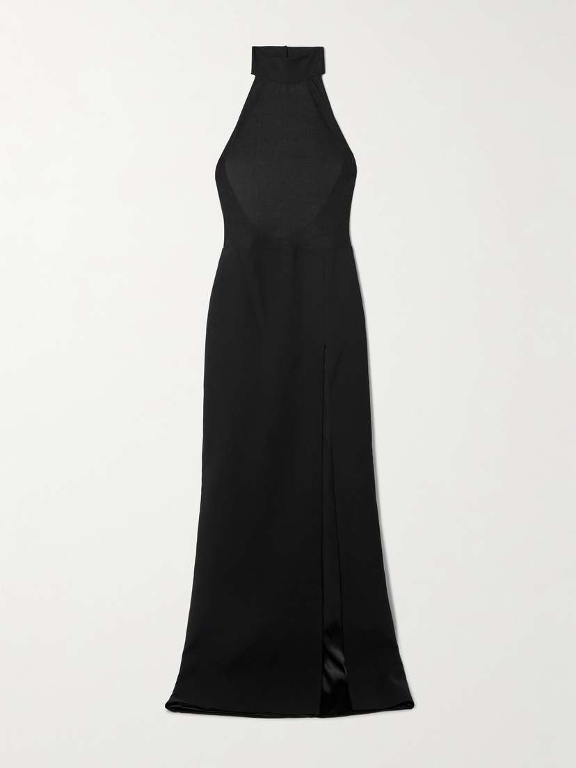 The New Arrivals Ilkyaz Ozel Nina Jersey Halterneck Gown