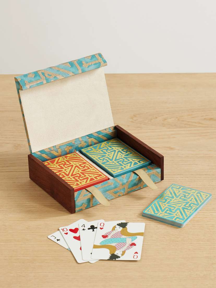 L'Objet Fortuny Set Of Two Playing Cards