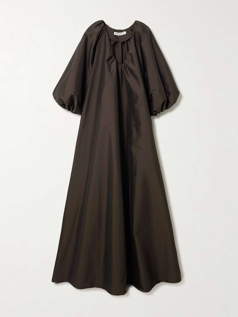 BERNADETTE George Gathered Taffeta Gown