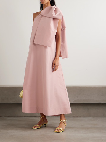 Bernadette Winnie bow-embellished taffeta gown