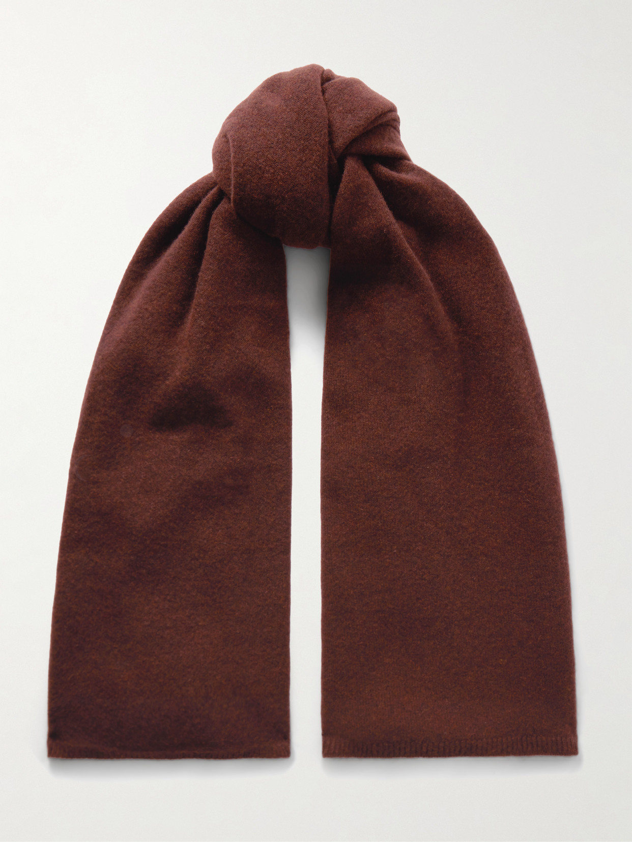 The Elder Statesman Tranquility Cashmere Scarf In Brown