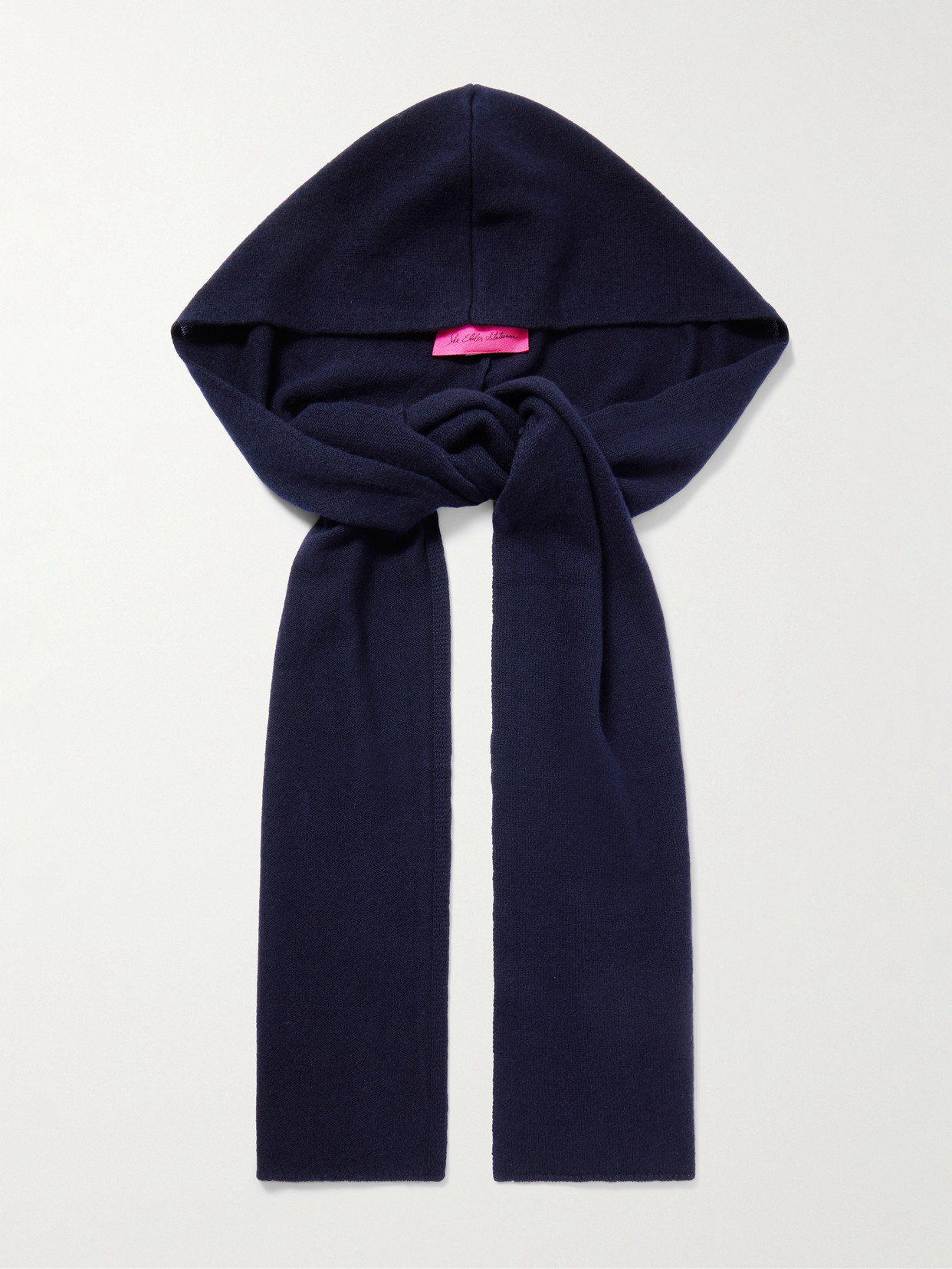 The Elder Statesman Cashmere Scarf In Blue