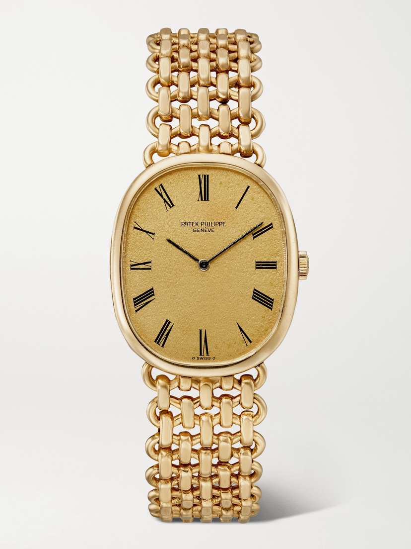 Stephanie Windsor + Patek Philippe Vintage 1970s Ellipse Hand-wound 27mm 18-karat Gold Watch, Ref. No. 3848