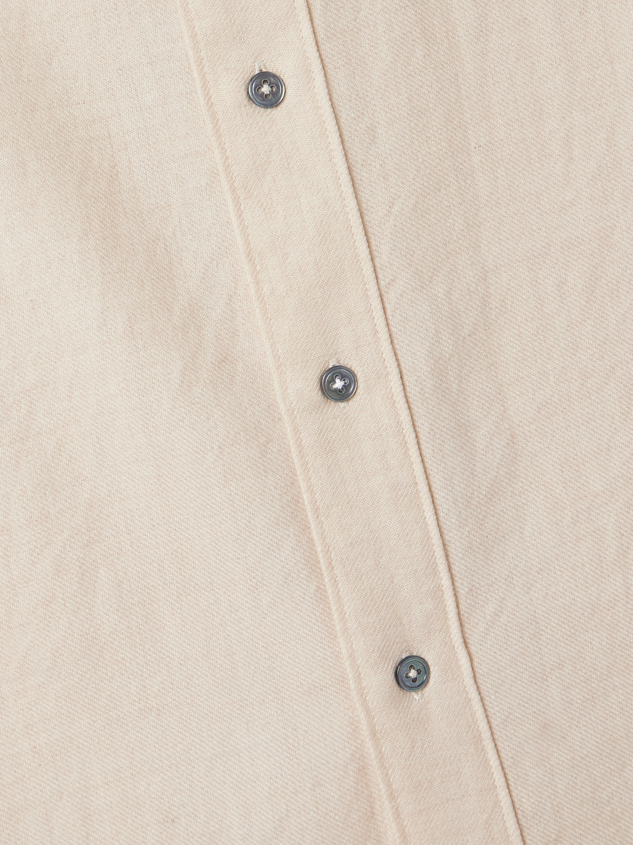 The Elder Statesman Wool And Cashmere-blend Twill Shirt In Neutral