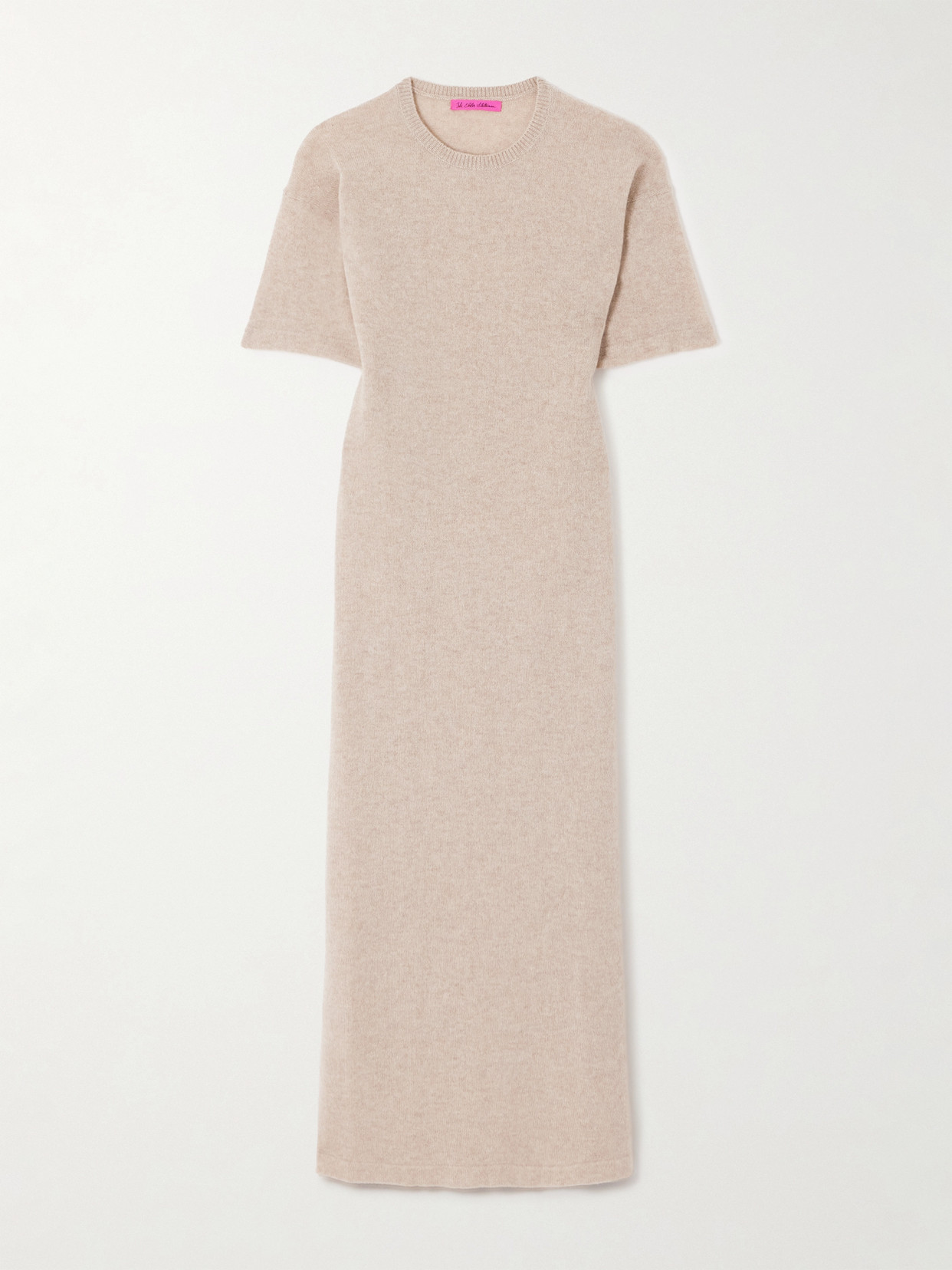 The Elder Statesman Tranquility Cashmere Maxi Dress In White