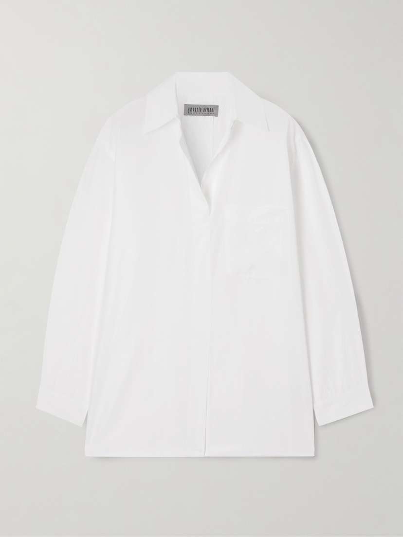 Our Legacy + Emporio Armani Grazia Oversized Cotton-poplin Shirt