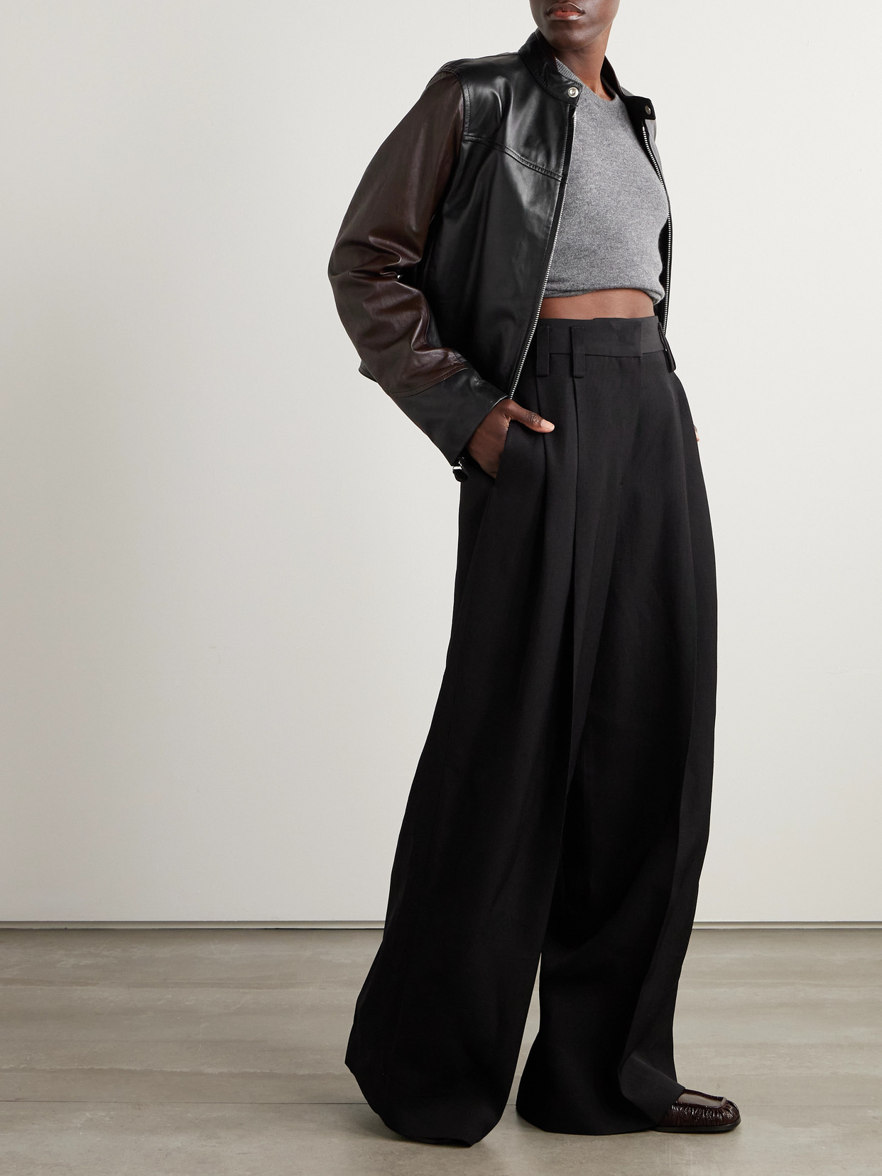 Our Legacy + Emporio Armani Piccola Trix Leather Jacket