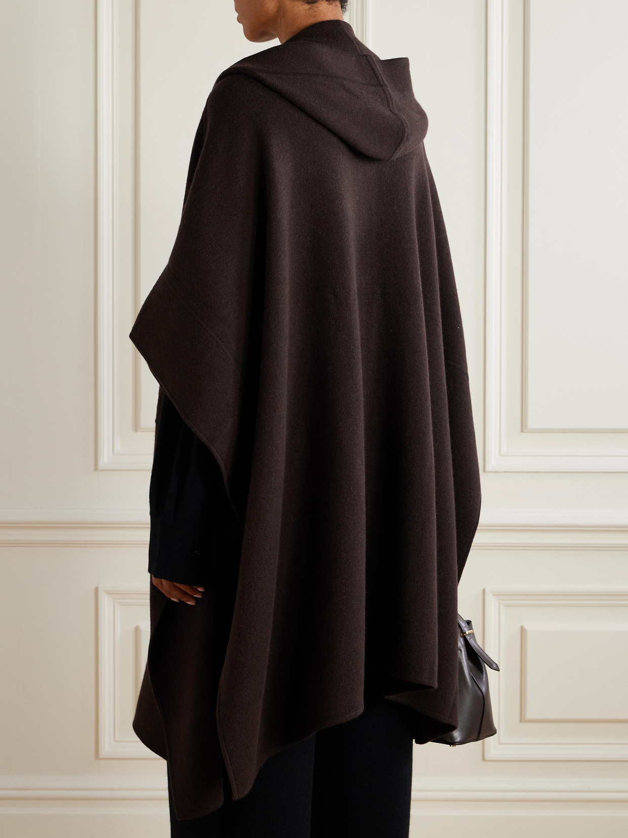 Hooded Wool And Cashmere-Blend Cape
