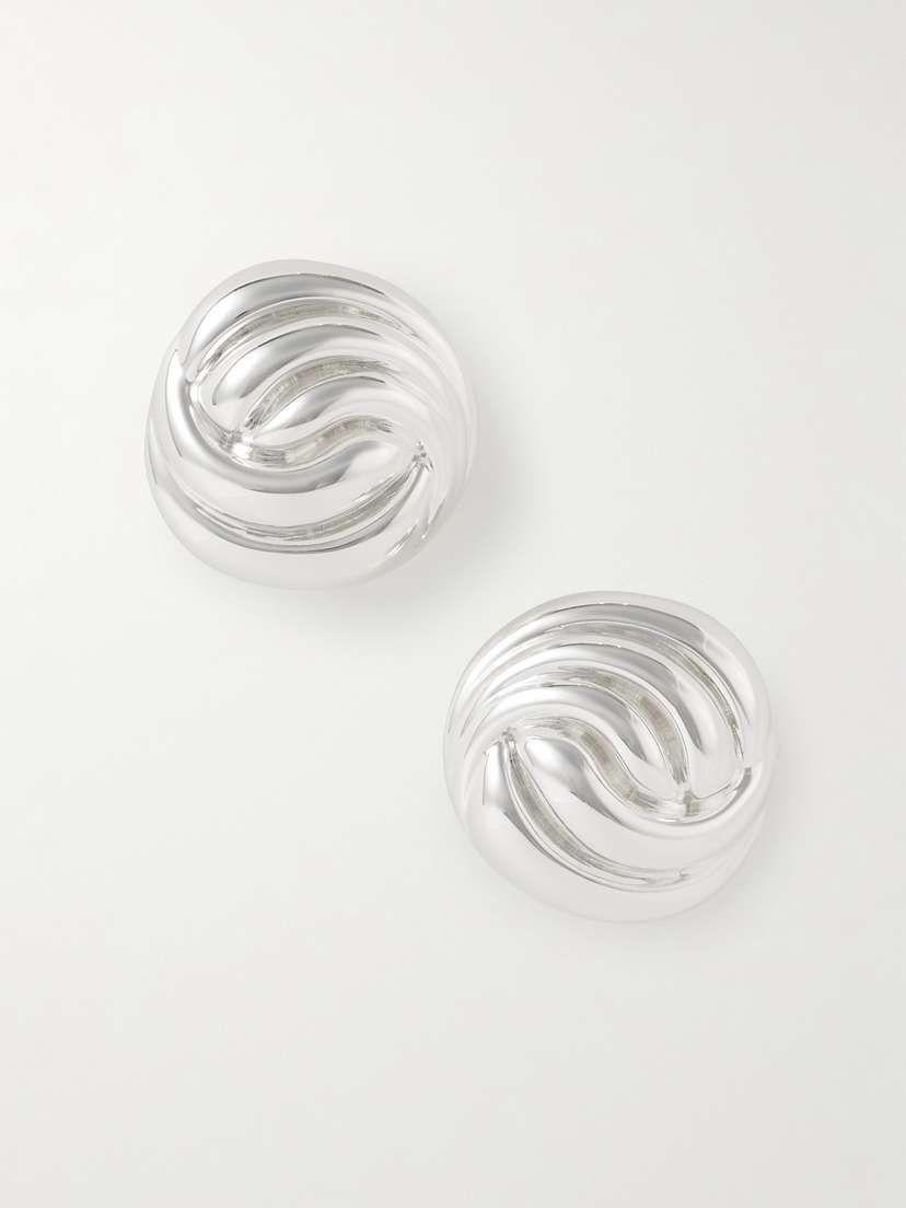 Julietta Knot Silver-plated Earrings