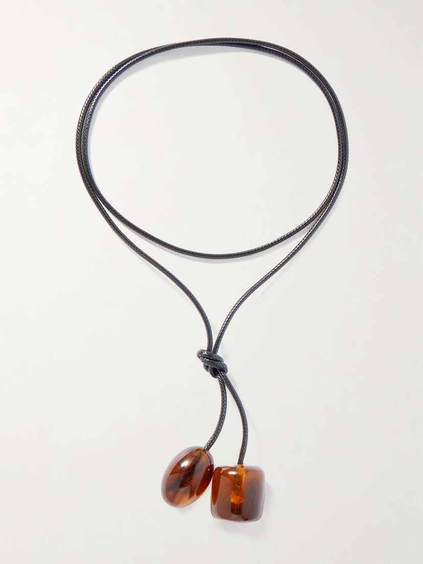 Julietta Jamie Cord And Resin Choker