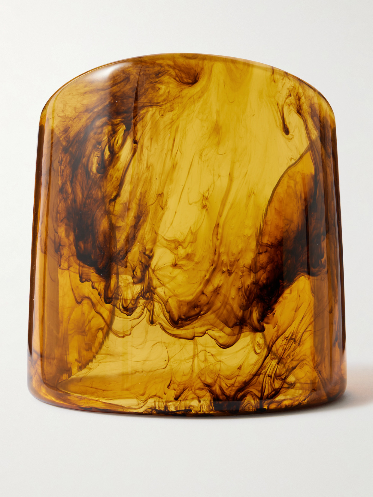 Julietta Elsa Resin Cuff In Orange