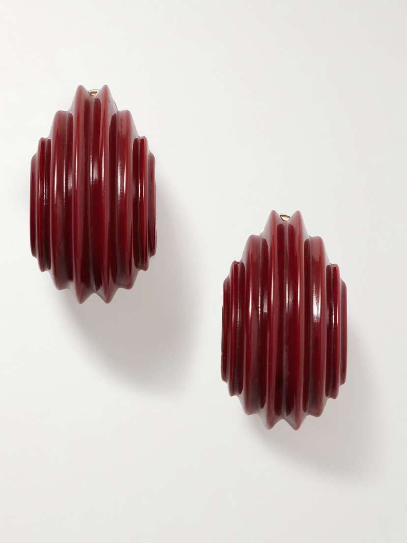 Julietta + Cassetto Resin Clip Earrings