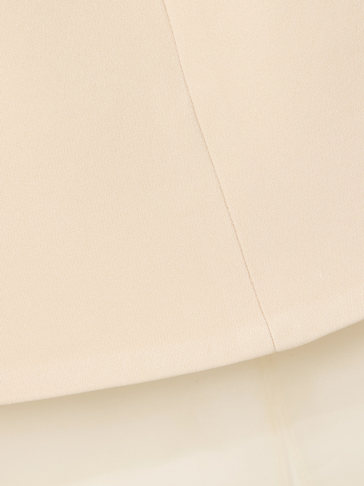 Esse Studios Issia Strapless Silk Organza-trimmed Crepe Mini Dress In Neutral