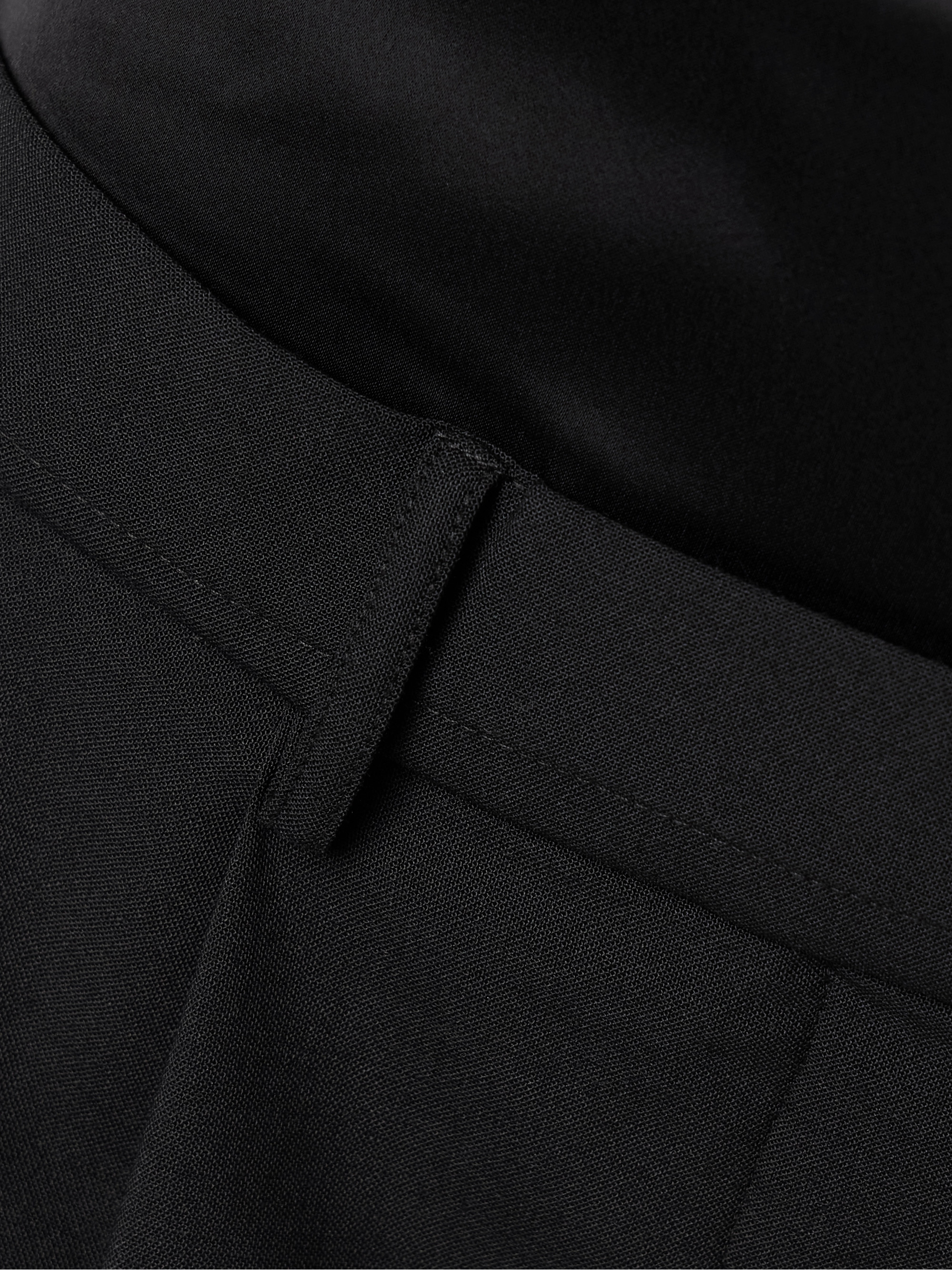 Esse Studios Portia Duo layered pleated recycled-crepe straight-leg pants