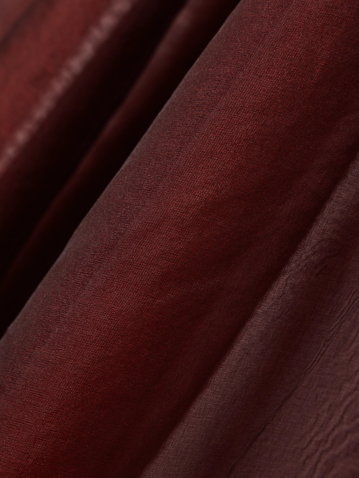 Esse Studios Aire Silk-organza Maxi Skirt In Burgundy