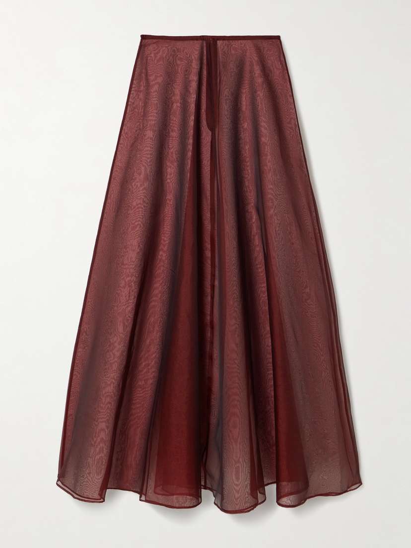 ESSE Studios Aire Silk-organza Maxi Skirt
