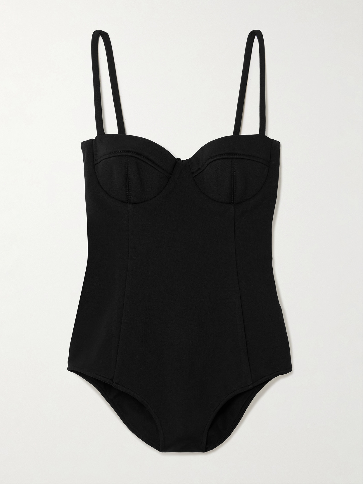 Esse Studios Stretch-jersey Bodysuit In Black