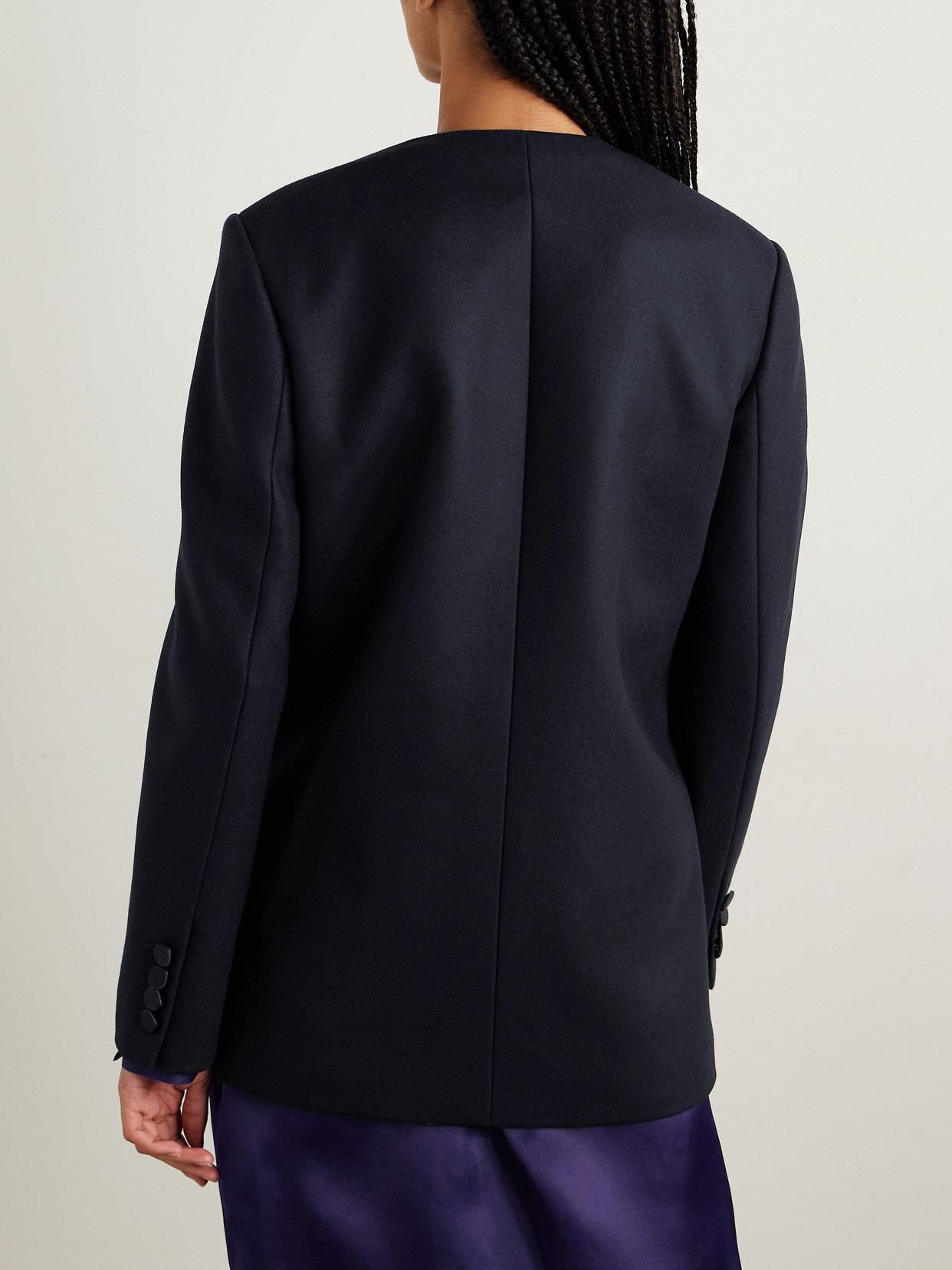 Altuzarra Perry Wool Blend Blazer In Blue