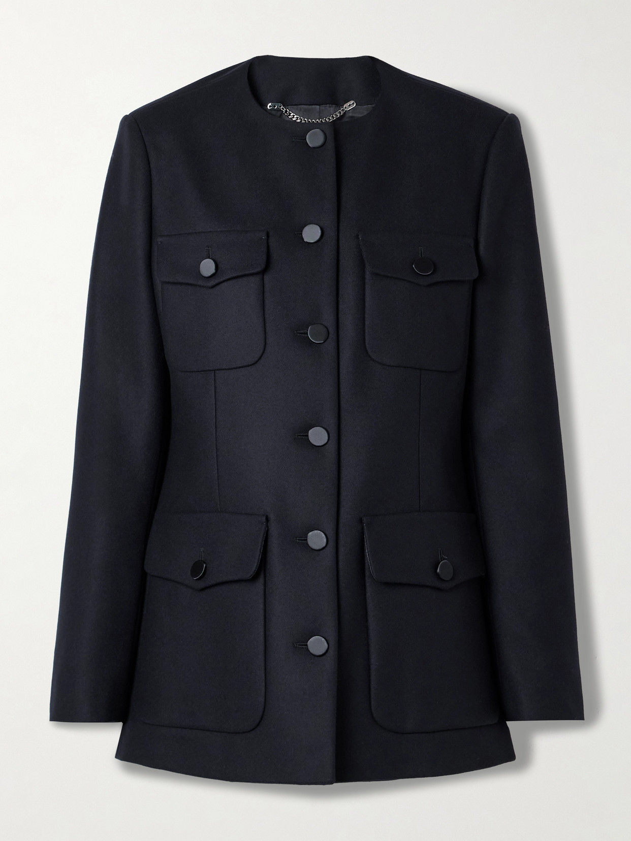 Altuzarra Perry Wool-blend Jacket In Blue
