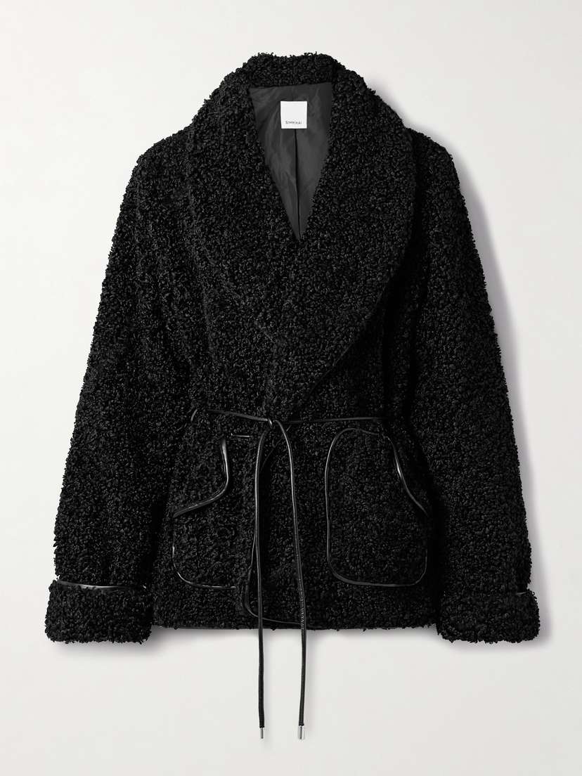 Simkhai Kima Belted Fleece Jacket