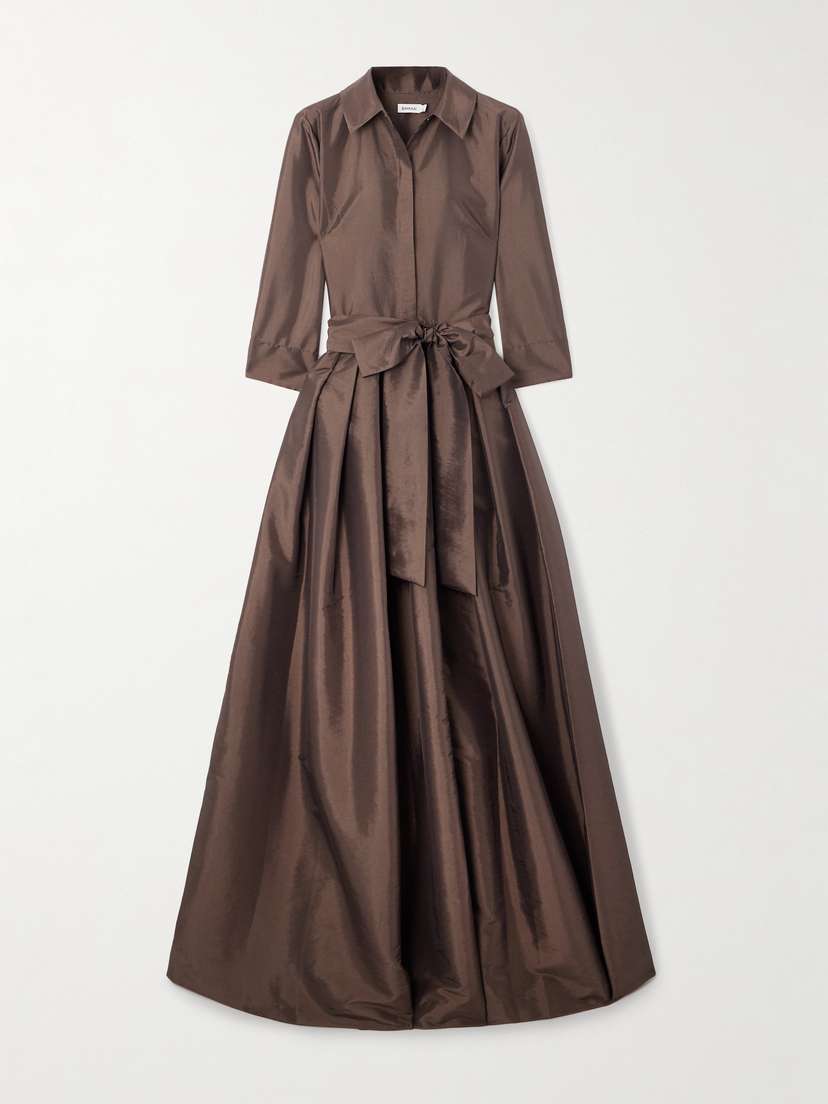 Simkhai Julip Belted Satin Gown