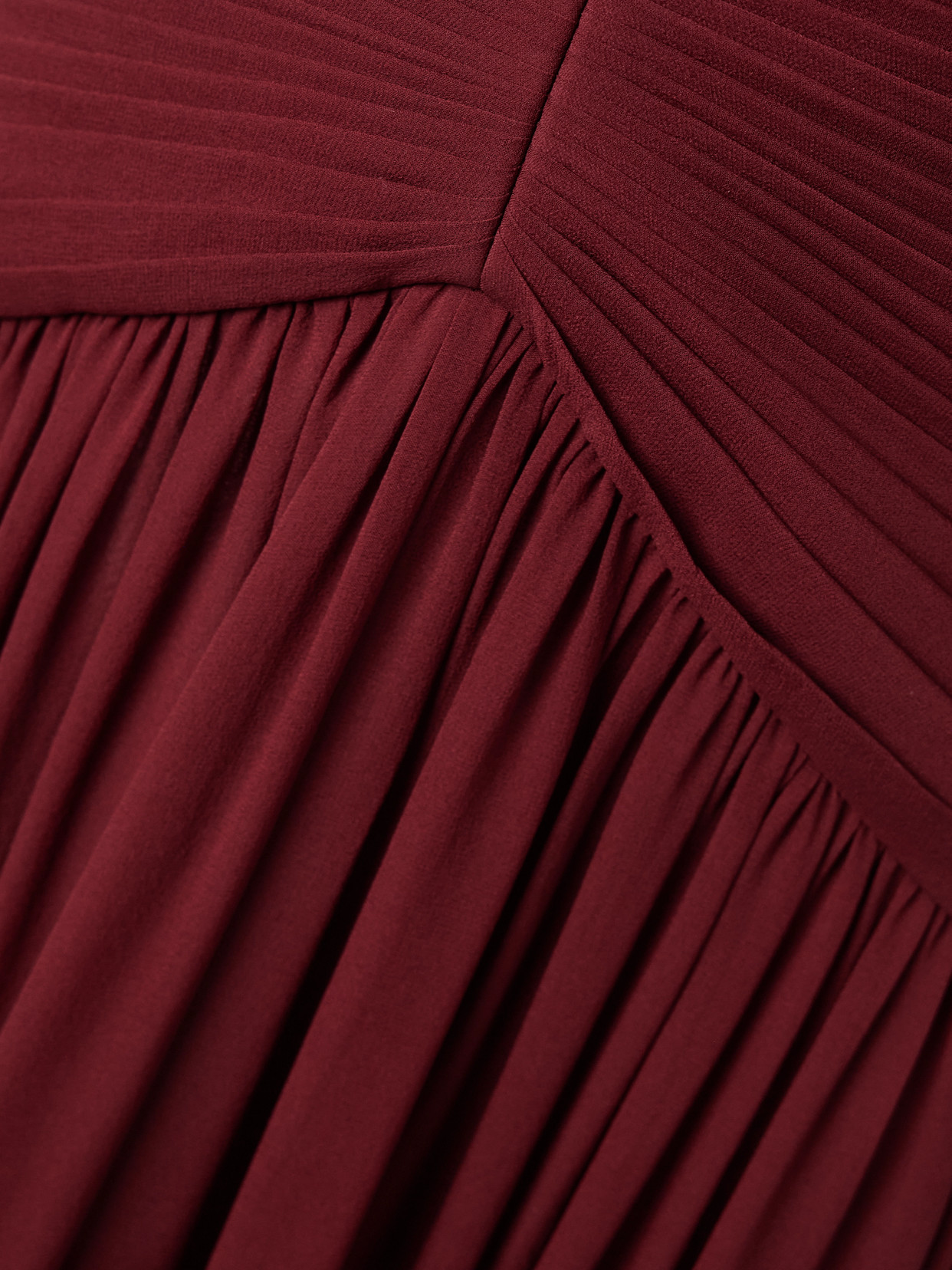 Elie Saab One-shoulder Draped Gathered Silk-georgette Gown In Red