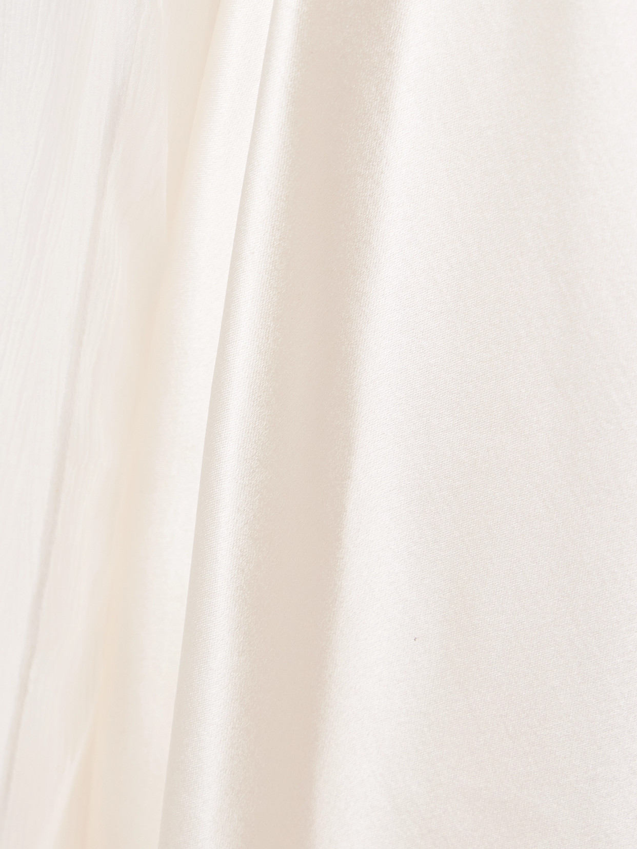 Danielle Frankel Mari Convertible Cape-effect Silk And Wool-blend Satin And Silk-crepon Gown In Neutral