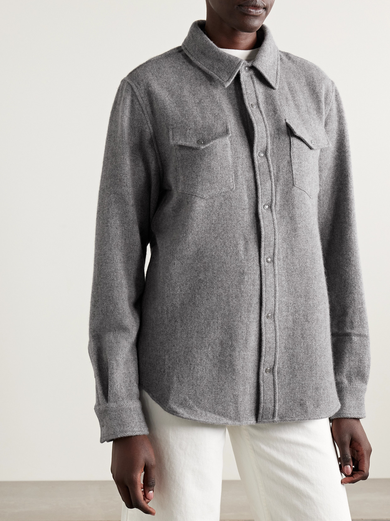 God's True Cashmere Cashmere Shirt In Multi