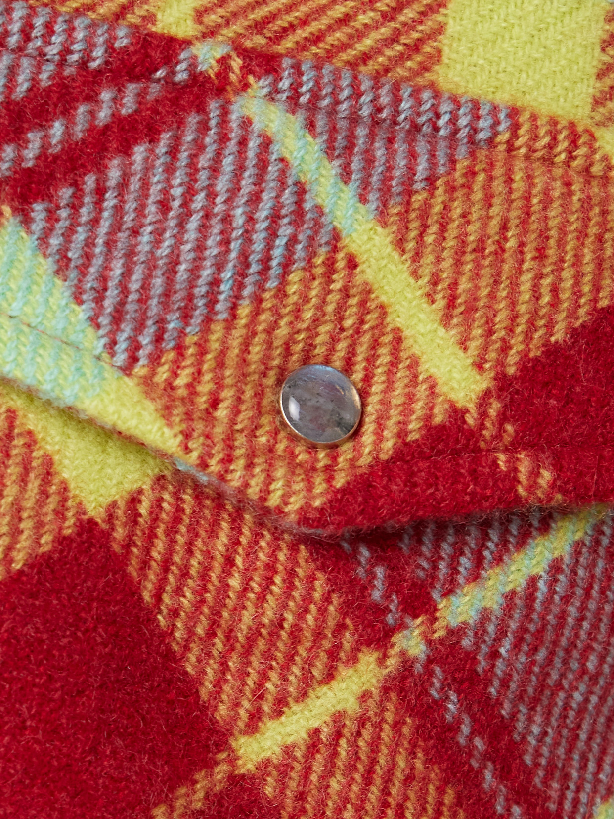 God's True Cashmere Checked Cashmere Shirt In Multi