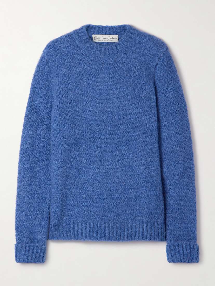 God’s True Cashmere Cloud Cashmere-bouclé Sweater