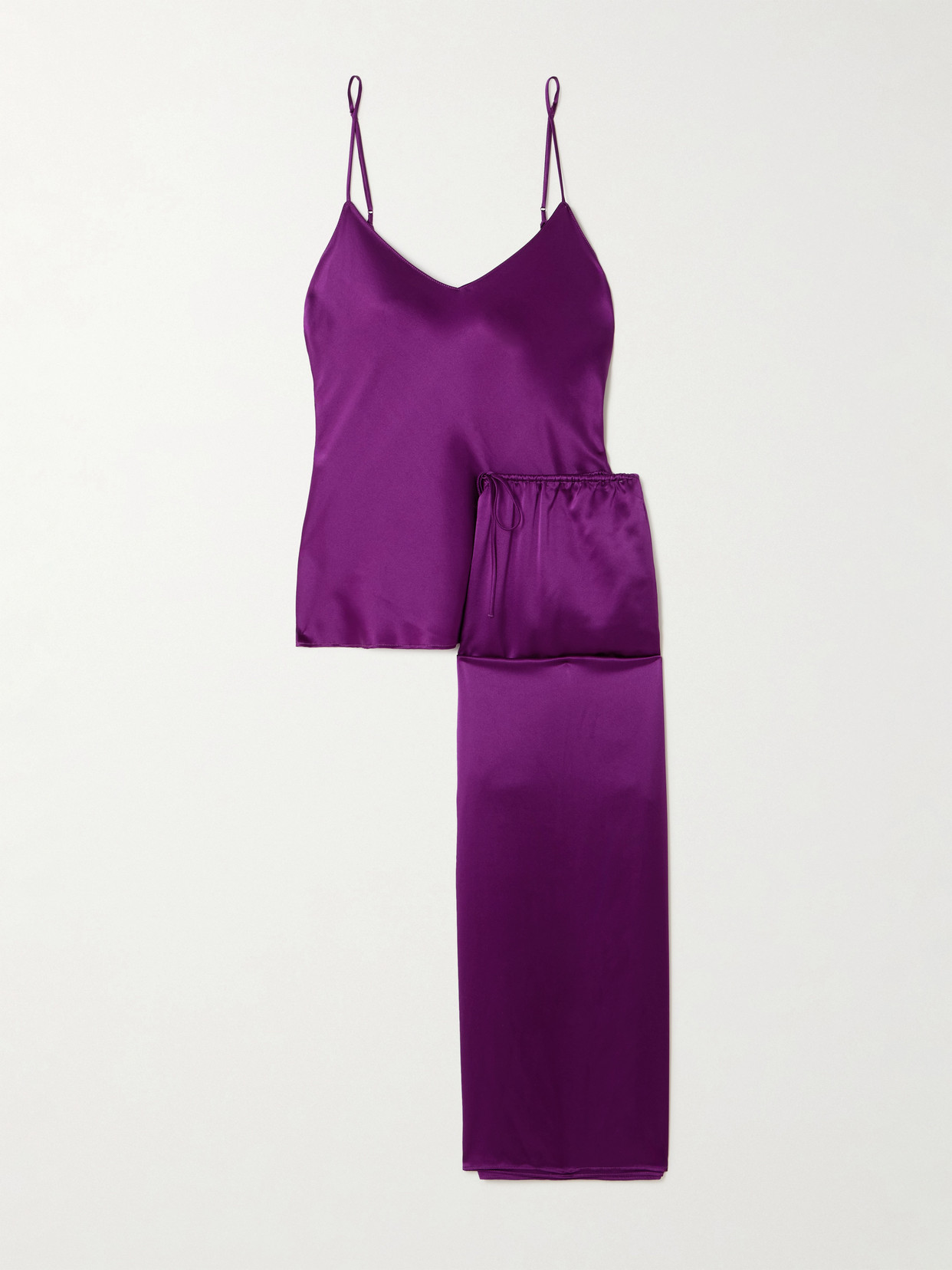 Olivia Von Halle Bliss Silk-satin Pajama Set