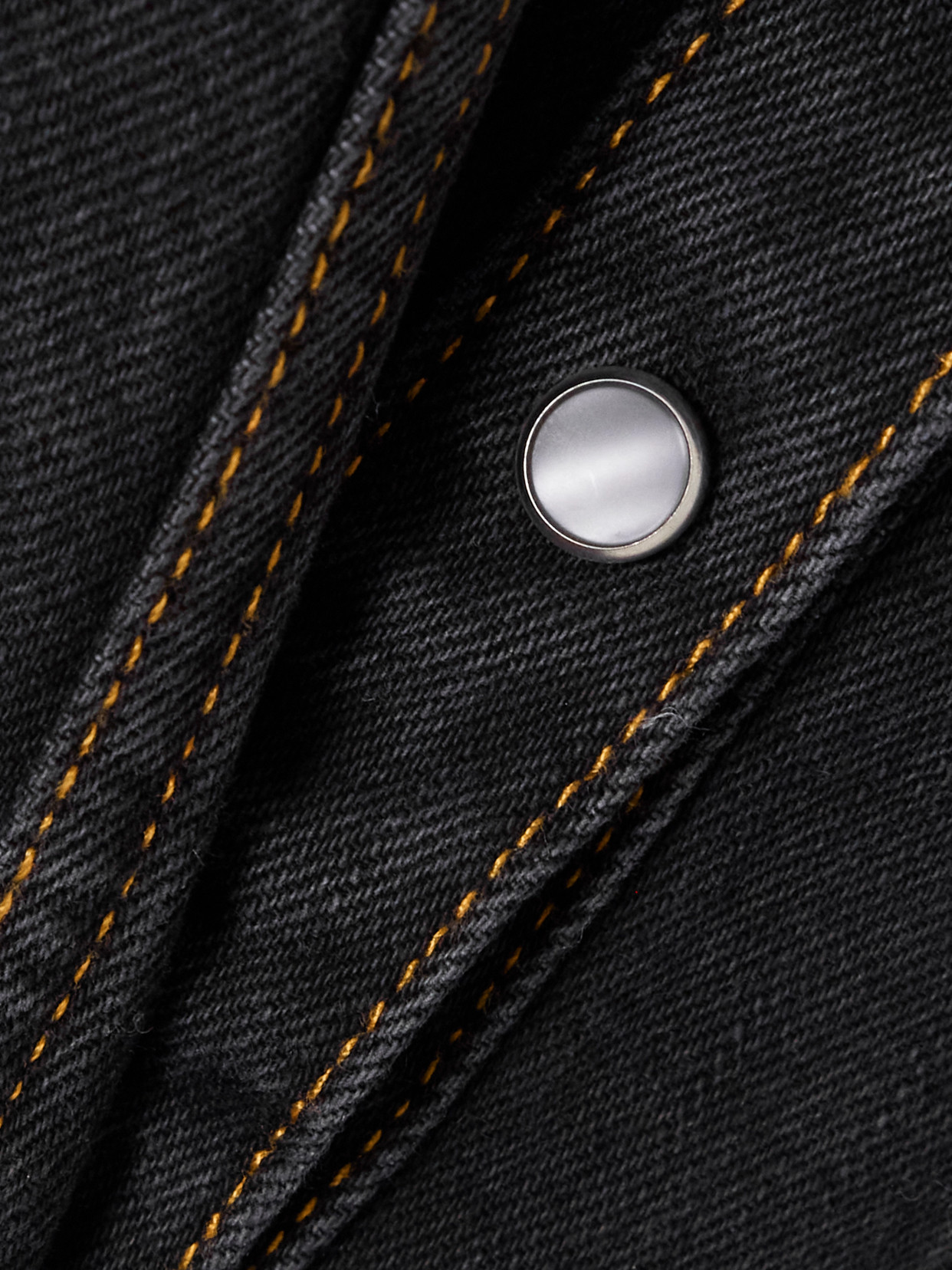 Wardrobe.nyc Contour Denim Jacket In Black