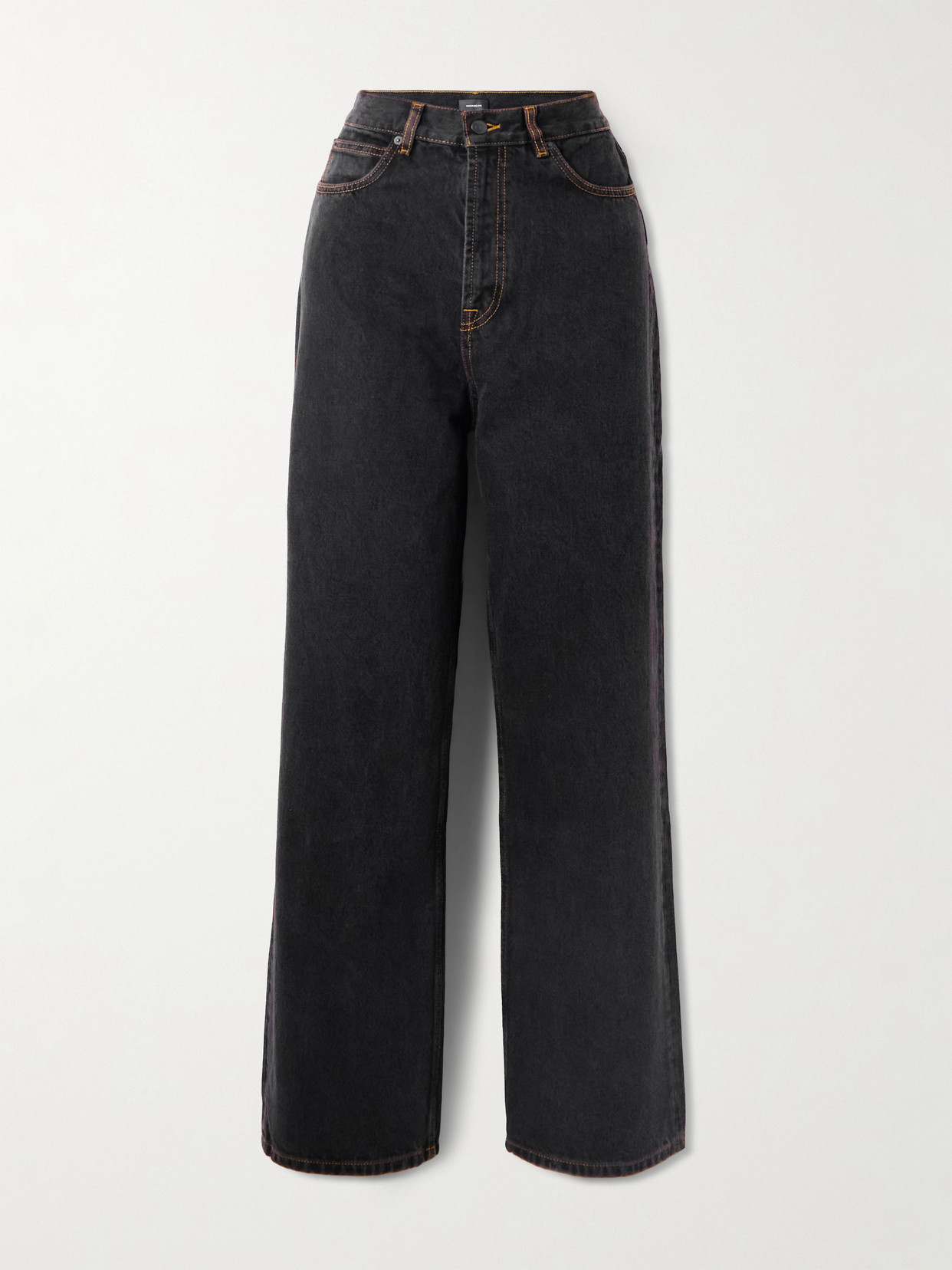 Wardrobe.nyc Low-rise Boyfriend Jeans In Black