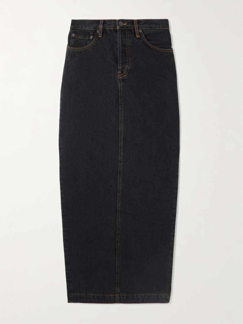 Wardrobe.NYC Denim Maxi Skirt